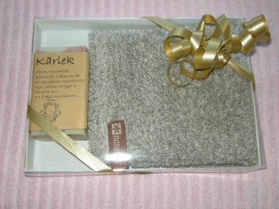 Zoom bild av Tvättvante med tvål